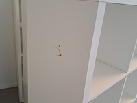 3x vakkenkast ikea, kallax, wit - afbeelding 3 van  5
