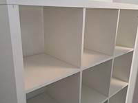 3x vakkenkast ikea, kallax, wit - afbeelding 4 van  5