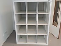 3x vakkenkast ikea, kallax, wit - afbeelding 5 van  5