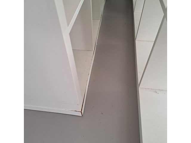 3x vakkenkast ikea, kallax, wit - afbeelding 3 van  6