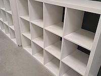 3x vakkenkast ikea, kallax, wit - afbeelding 3 van  7