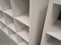 3x vakkenkast ikea, kallax, wit - afbeelding 5 van  7