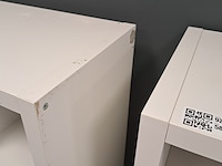 3x vakkenkast ikea, kallax, wit - afbeelding 6 van  7