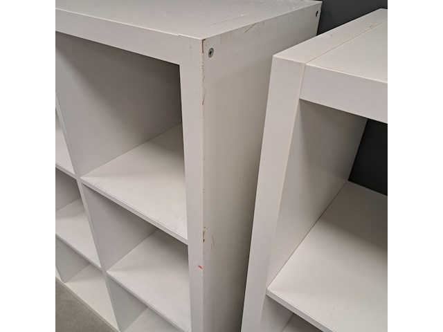 3x vakkenkast ikea, kallax, wit - afbeelding 7 van  7