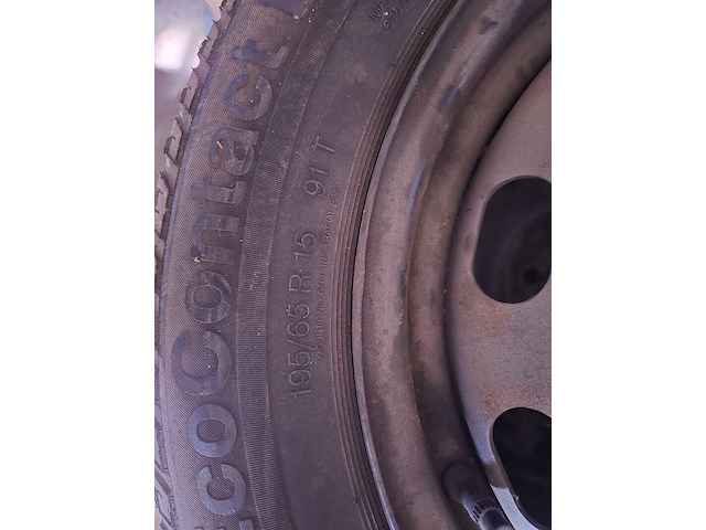 3x velg met band, continental, zwart - afbeelding 3 van  4