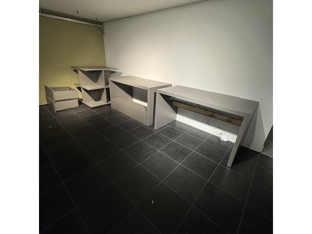 3x verkoop tafel, taupe - afbeelding 1 van  4
