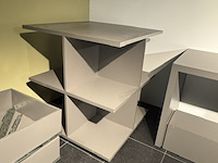 3x verkoop tafel, taupe - afbeelding 2 van  4