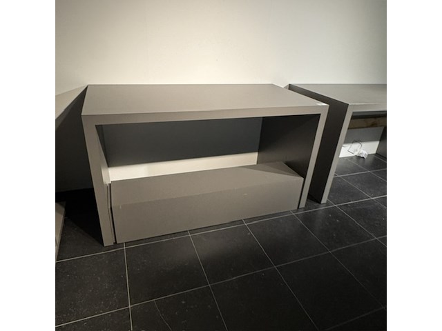 3x verkoop tafel, taupe - afbeelding 3 van  4