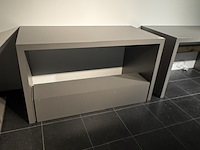3x verkoop tafel, taupe - afbeelding 3 van  4