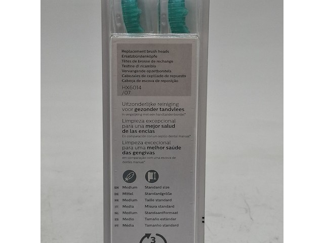 3x verpakking a 4x opzetborstel, phillips, sonicare c1 - afbeelding 3 van  8