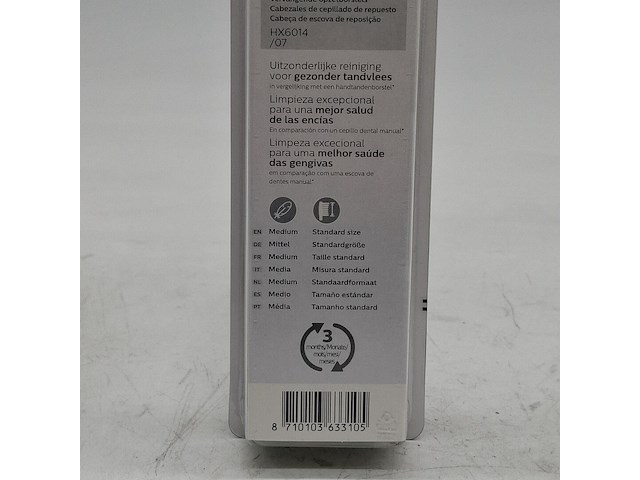 3x verpakking a 4x opzetborstel, phillips, sonicare c1 - afbeelding 4 van  8