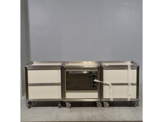 3x verrijdbare keukenblokken, o.a. whirlpool - afbeelding 1 van  11