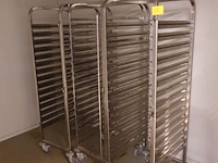 3x verrijdbare regaalwagen - afbeelding 1 van  5