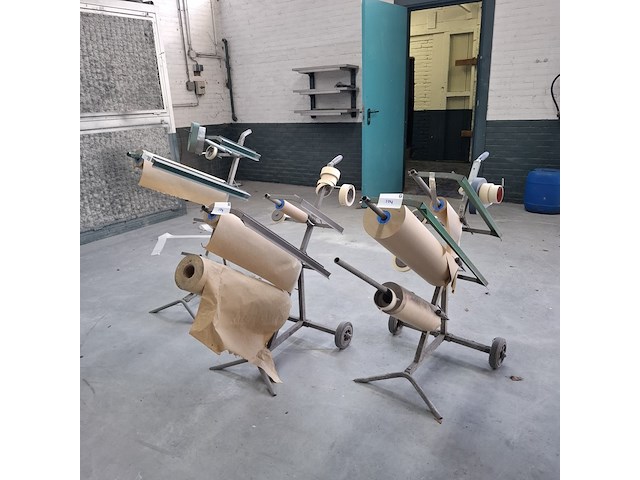 3x verrijdbare roldispenser - afbeelding 1 van  5