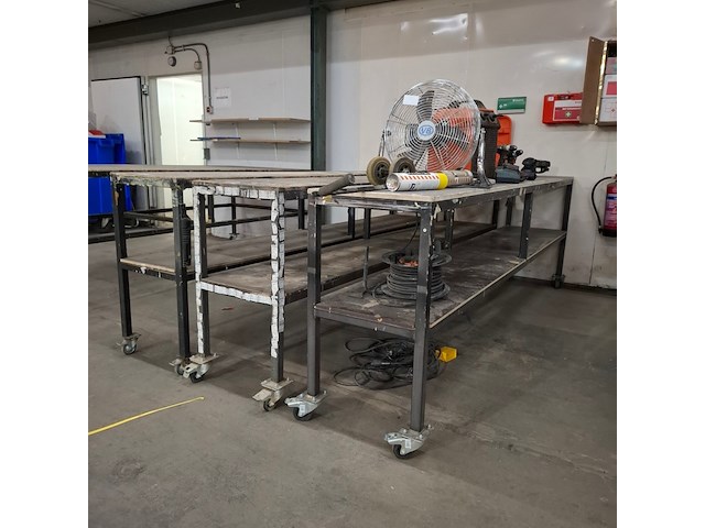 3x verrijdbare werkbank - afbeelding 3 van  5