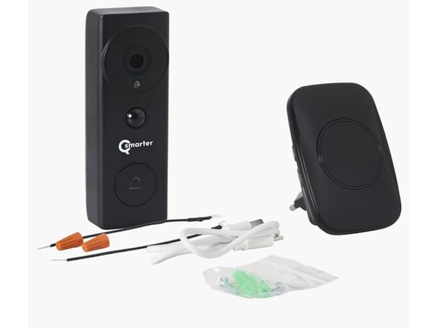 3x video deurbel qsmarter, db pro, zwart - afbeelding 1 van  2