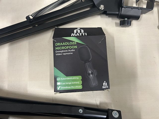 3x video/podcast toebehoren - afbeelding 5 van  9