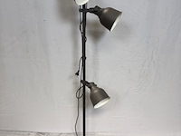 3x vloerlamp ikea, hektar en skurup, antraciet en zwart - afbeelding 9 van  10