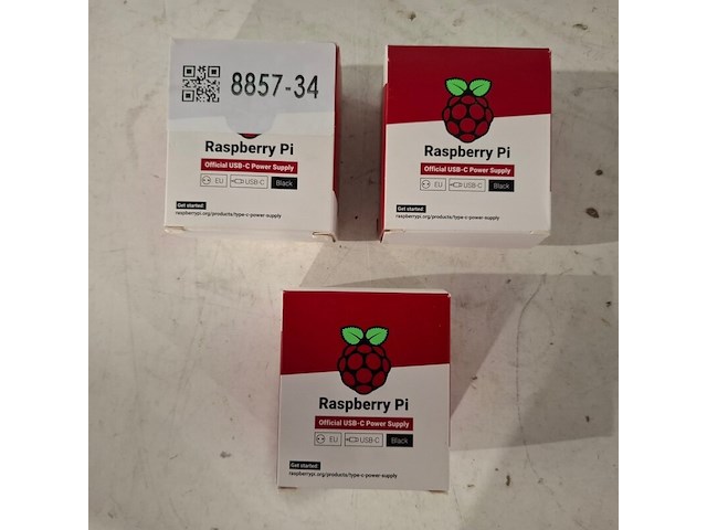 3x voedingsadapter, raspberry pi, usb-c power supply - afbeelding 1 van  3
