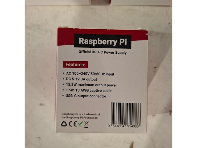 3x voedingsadapter, raspberry pi, usb-c power supply - afbeelding 2 van  3