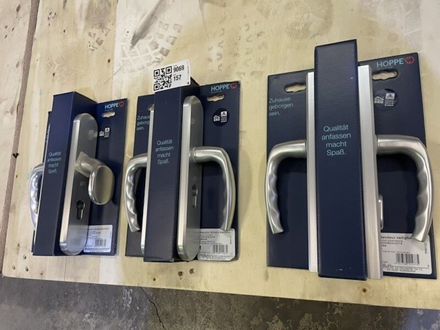 3x voor/achterdeur veiligheidsbeslag hoppe - afbeelding 3 van  4