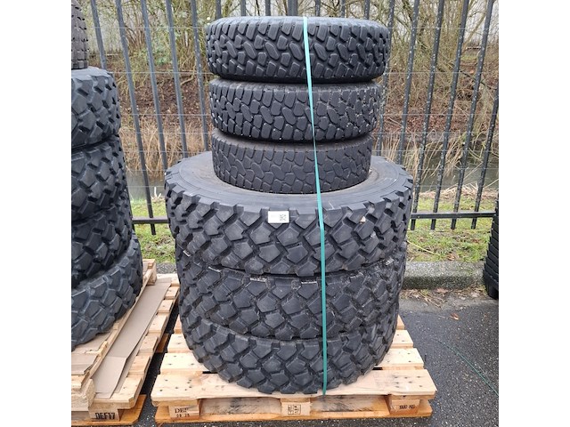 3x vrachtwagenband en 3x autoband, michelin, continental, xzl, lm90 - afbeelding 1 van  12