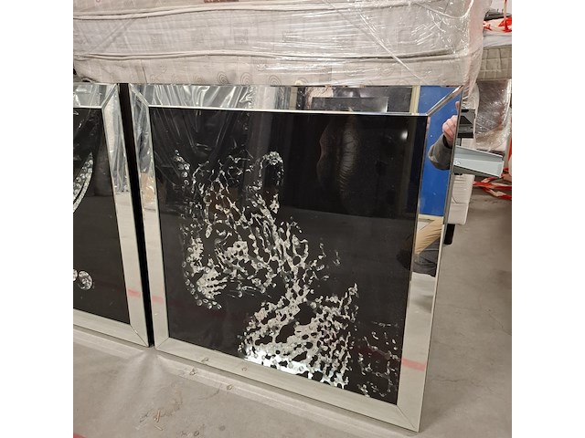 3x wall art glas, ambia - afbeelding 2 van  4