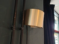 3x wand lampjes, goudkleurig - afbeelding 2 van  2