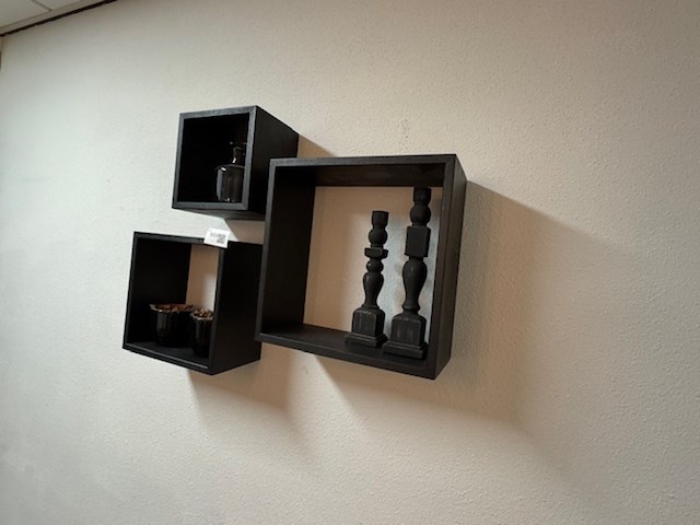 3x wandkastje en diverse decoratie - afbeelding 2 van  3