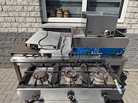 3x warmhoudplaten - 3x aubain mari + 3 pits gasfornuis - overige koken / bakken / grillen - afbeelding 1 van  4