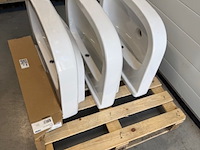 3x wastafel en 2x planchet geberit/wisa, basic 300, wit - afbeelding 2 van  4