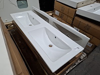 3x wastafel glans wit - afbeelding 1 van  7