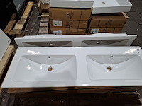 3x wastafel glans wit - afbeelding 2 van  7