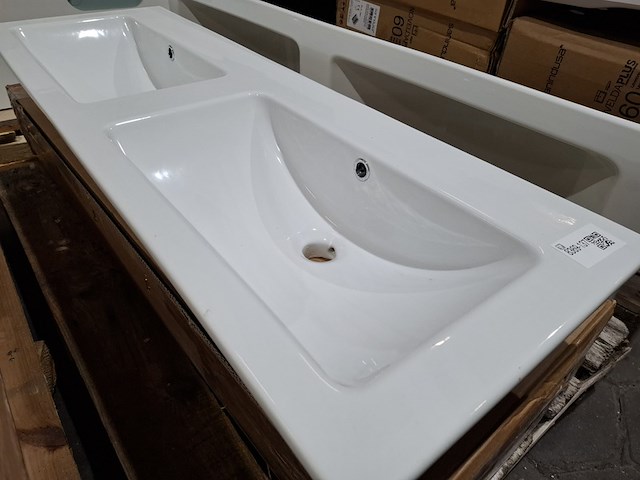 3x wastafel glans wit - afbeelding 3 van  7