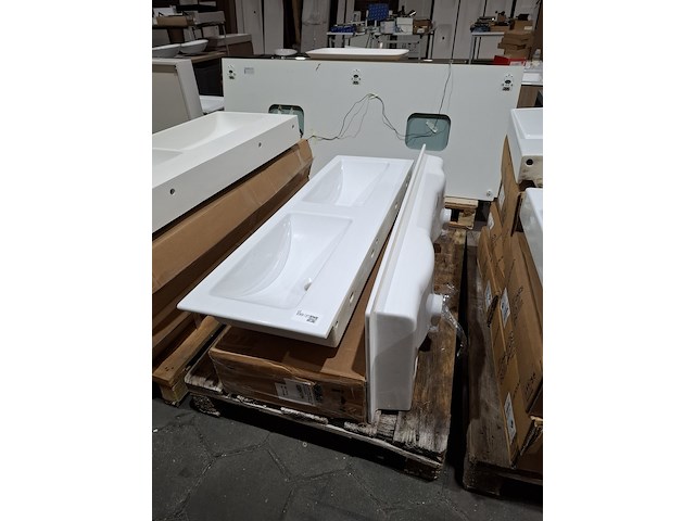 3x wastafel glans wit - afbeelding 5 van  7