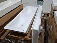 3x wastafel glans wit - afbeelding 5 van  7