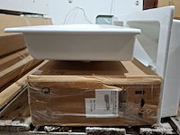 3x wastafel glans wit - afbeelding 6 van  7