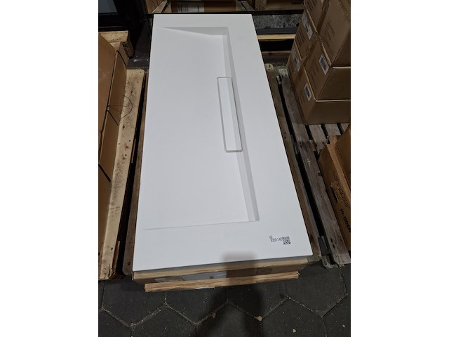 3x wastafel sienna 1200, glans wit - afbeelding 3 van  9