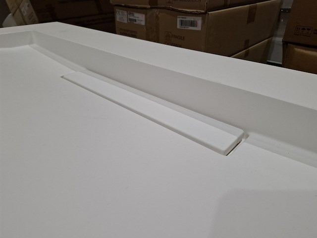 3x wastafel sienna 1200, glans wit - afbeelding 4 van  9