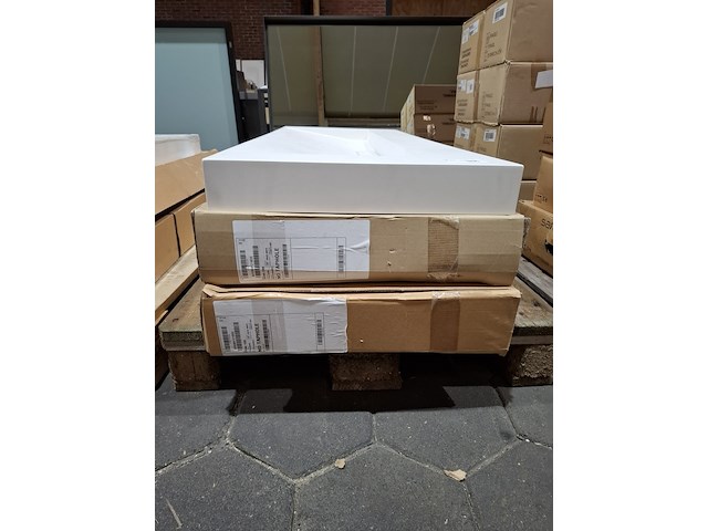 3x wastafel sienna 1200, mat wit - afbeelding 6 van  7