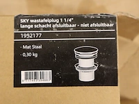 3x wastafel toebehorenset lavigo, sky 1952095 - afbeelding 9 van  16