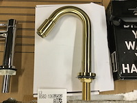 3x wastafelkranen, zwart/chroom/goud - afbeelding 3 van  4