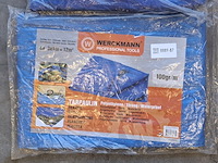 3x waterdicht dekzeil, werckmann, blauw - afbeelding 2 van  4