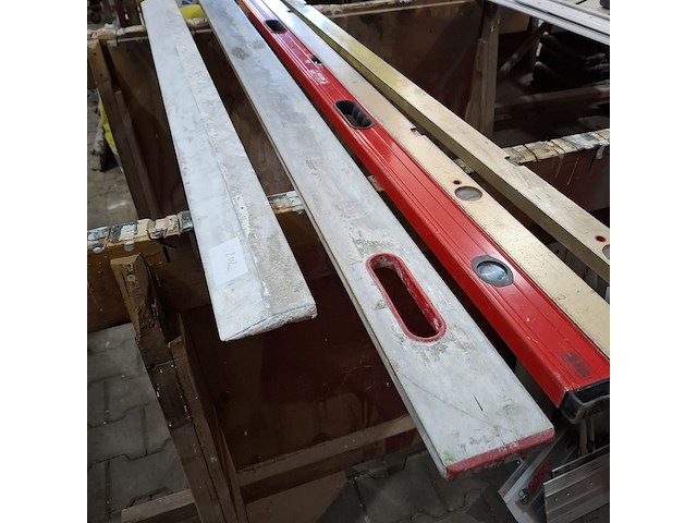 3x waterpas met 2x afrijlat - afbeelding 3 van  3