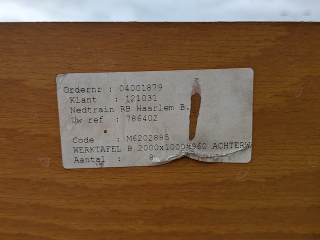 3x werktafel - afbeelding 8 van  9