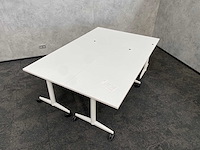 3x wilkahn timetable lift - verrijdbare zit-sta vergadertafel 150x75 - afbeelding 7 van  17