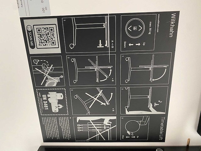 3x wilkahn timetable lift - verrijdbare zit-sta vergadertafel 150x75 - afbeelding 15 van  17