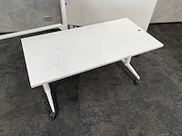 3x wilkahn timetable lift - verrijdbare zit-sta vergadertafel 150x75 - afbeelding 17 van  17