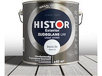 3x zijdeglans lak 2,5 liter histor, exterior, basis zx - afbeelding 1 van  2