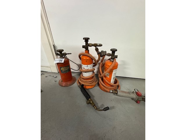 3x zinkbrander, met diverse toebehoren - afbeelding 6 van  7